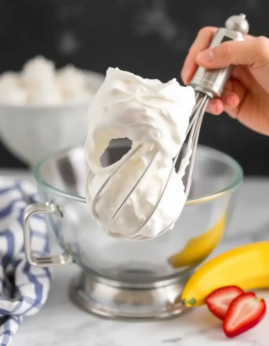 Sahnespender für Spaghetti-Eis-Kuchen