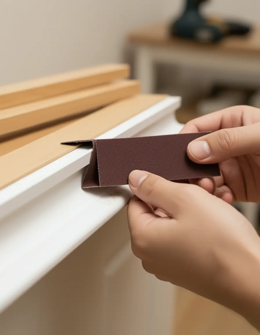 Schleifpapierhalter für glatte Kanten