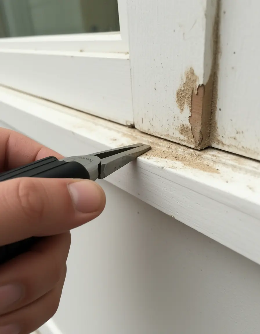 Trim Puller zum Entfernen alter Küchenleisten