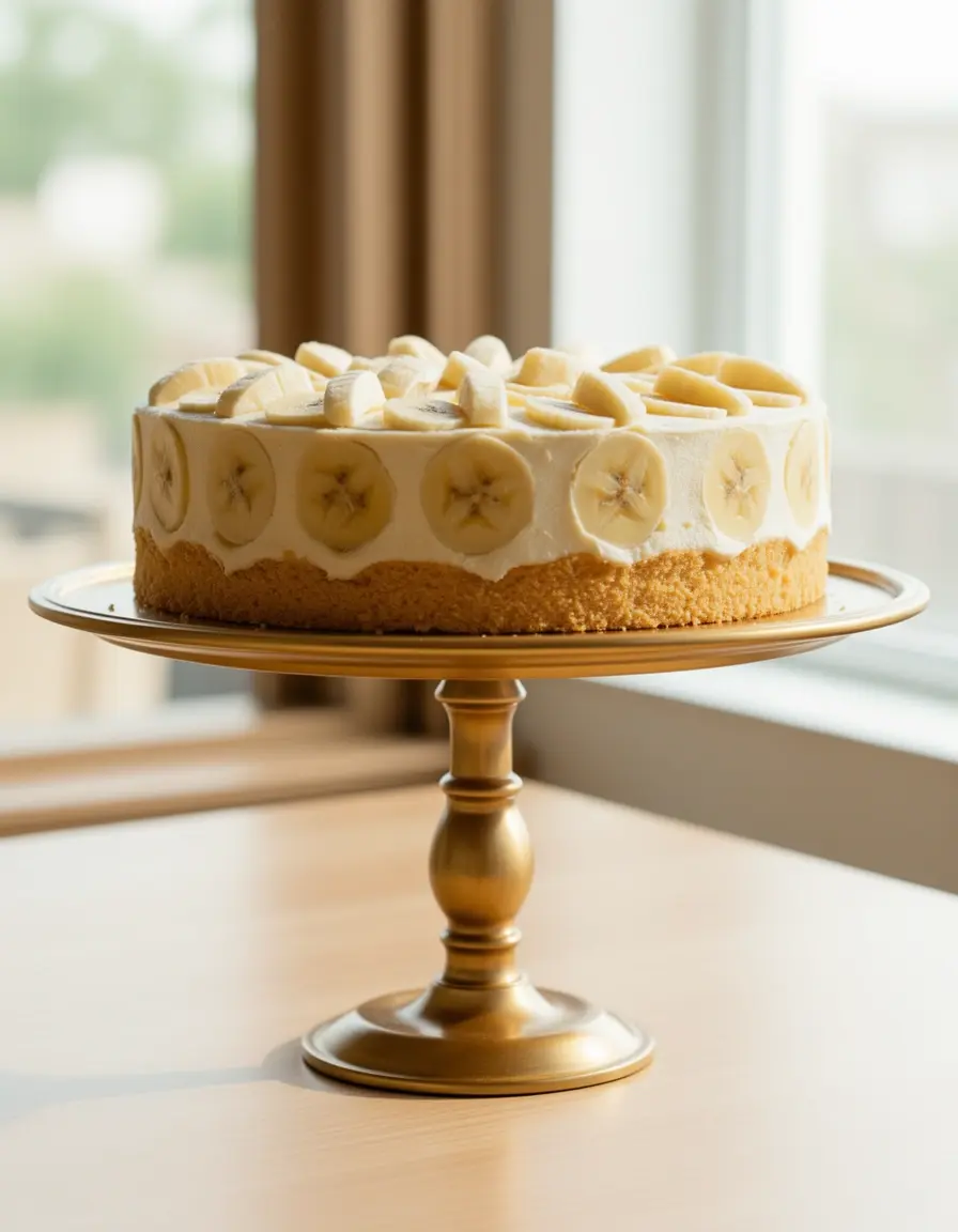 Eleganter Display Stand für Bananenkuchen