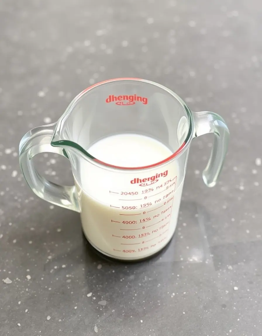 Präzisions Messbecher für Buttermilch und Flüssigkeiten