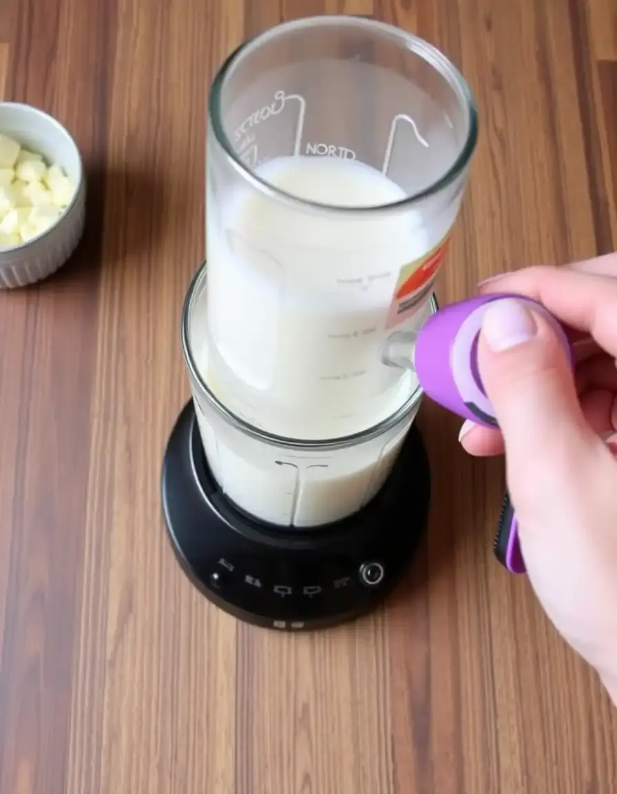 Buttermilch Shaker zum Mixen von Teigzutaten