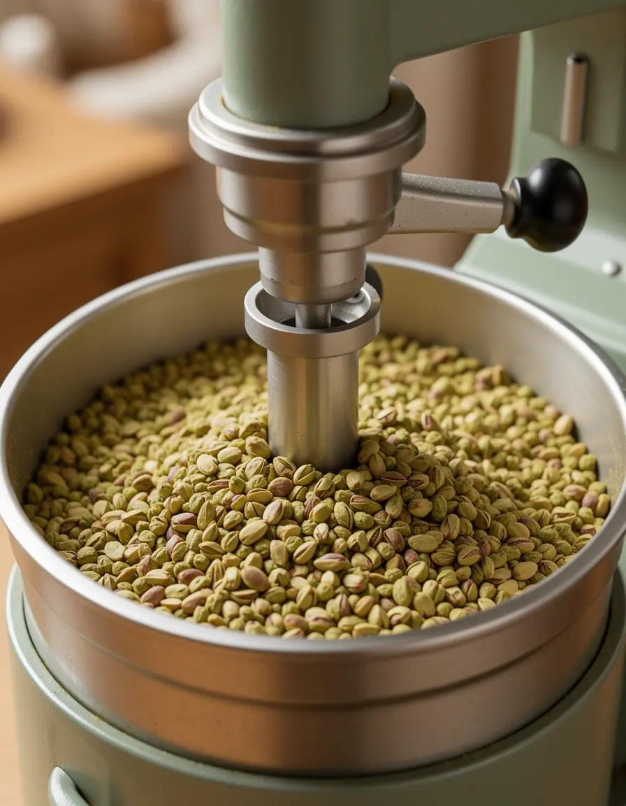 Feiner Pistazien-Grinder für Backzutaten