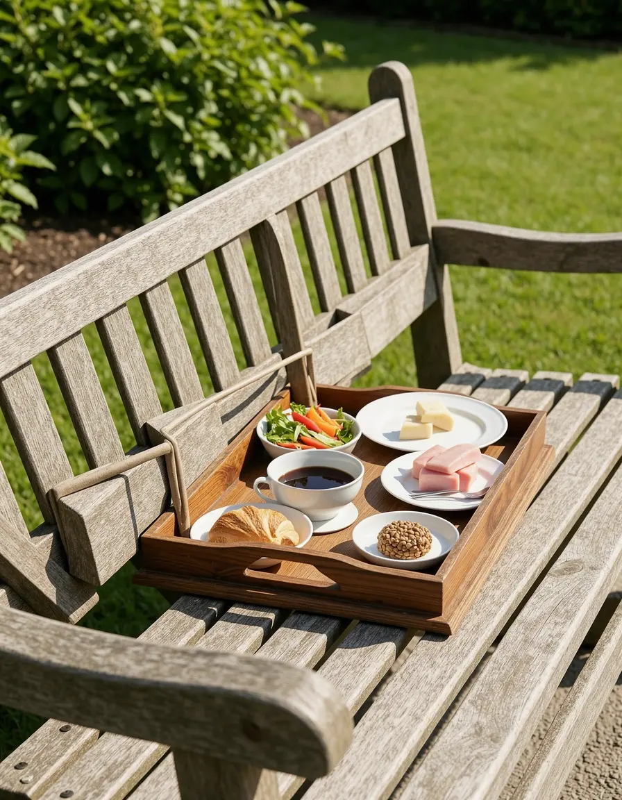Serving Tray für die Bewirtung an der Eckbank