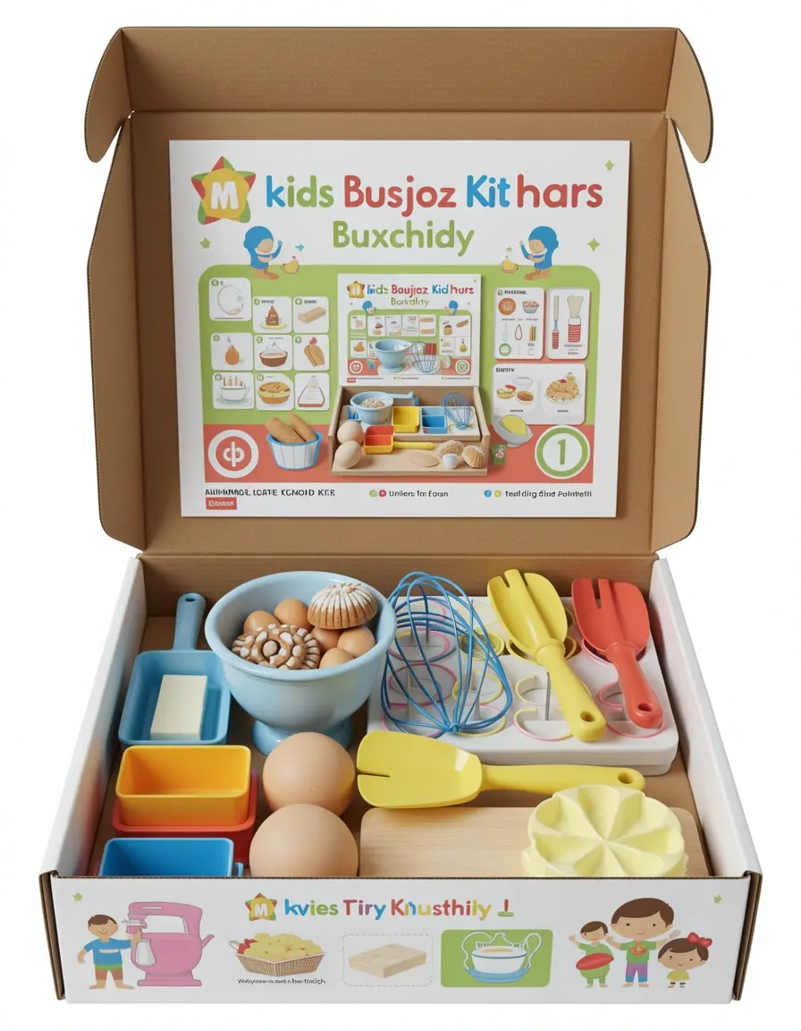 Backset-Box für Kinder mit pädagogischem Zubehör