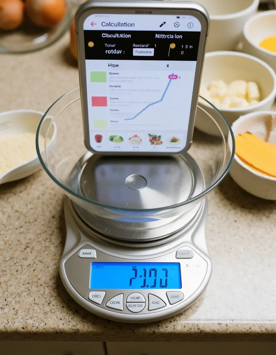 Digitale Küchenwaage mit App-Anbindung