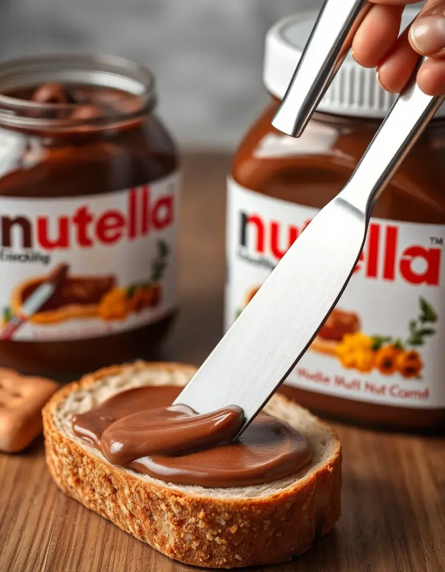 Nutella Spreader Knife zum Verstreichen von Schokocreme