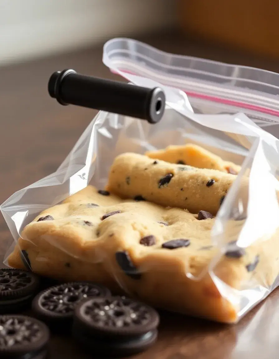 Cookie Crusher Beutel mit Roller zum Zerkleinern von Oreo Keksen
