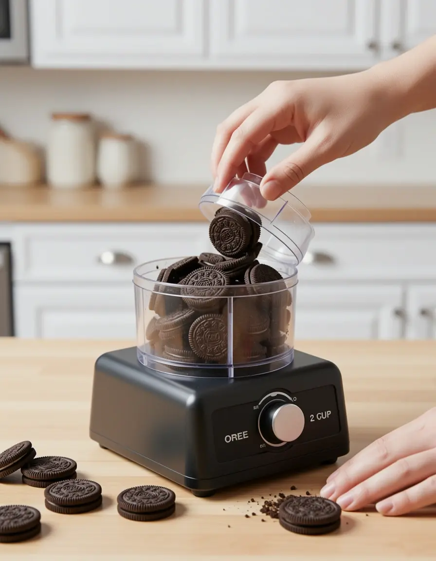 Mini elektrischer Zerkleinerer für Oreo Krümel