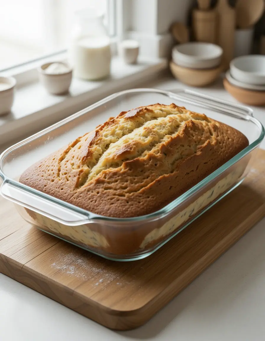 Glas-Kastenbackform für Quarkbrote und Kuchen