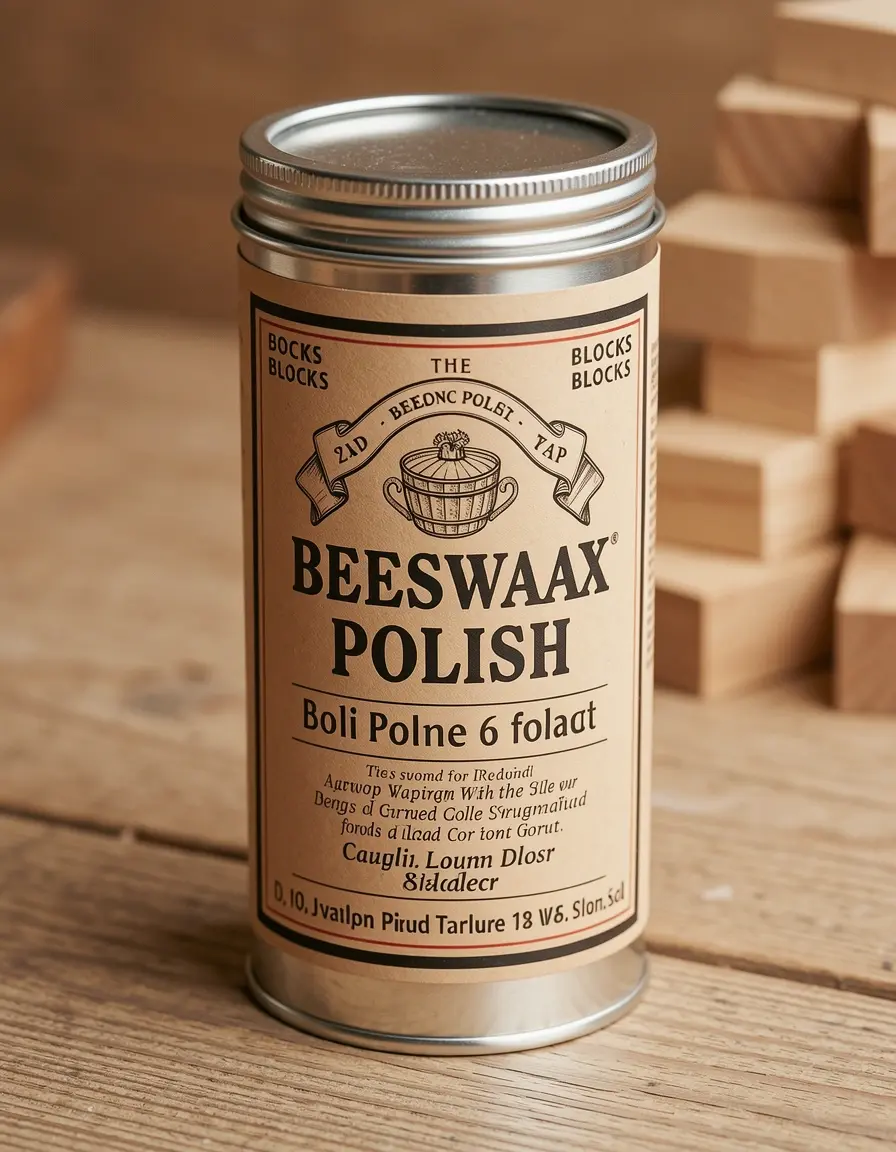 Bienenwachs-Politur für Holzblöcke