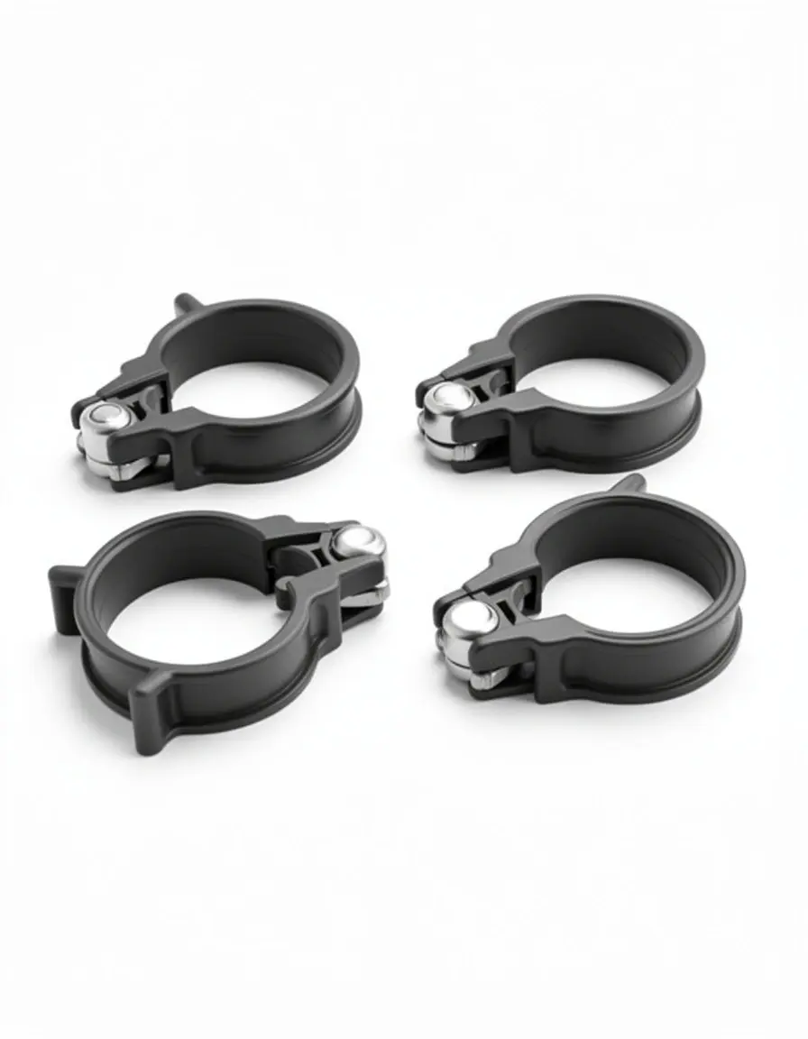 Set aus 4 Schnellspannzwingen zum Fixieren von Holzteilen