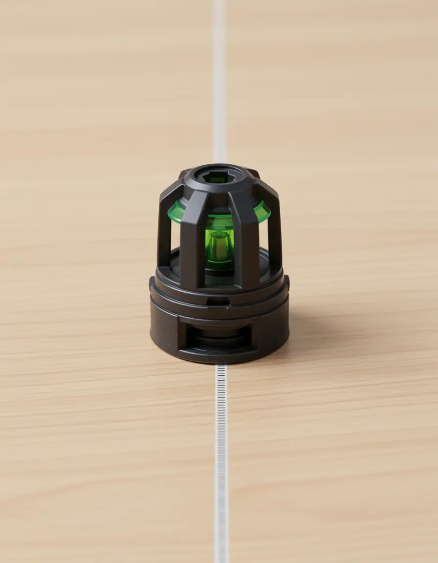 Laser Level für die perfekte Ausrichtung von Küchen Wandabschlussleisten