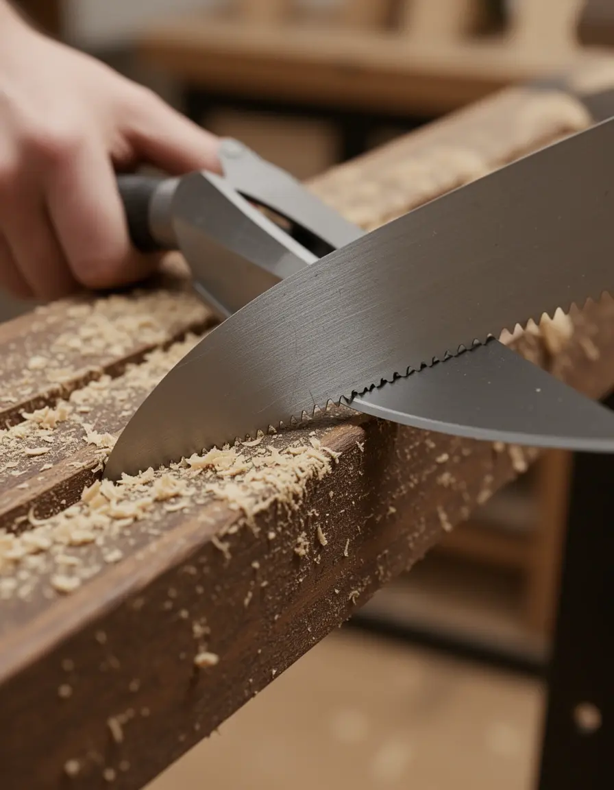 Coping Saw für detaillierte Ausschnitte an Küchenleisten