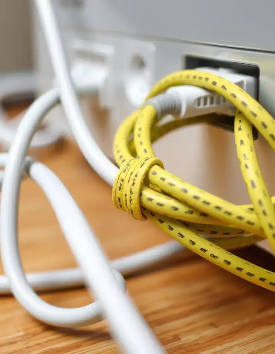 Appliance Cord Organizer für Küchengeräte am Küchenblock