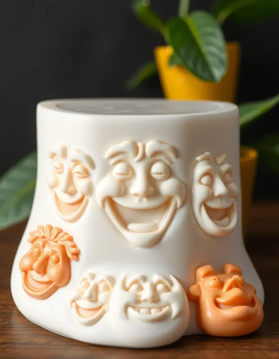 Silly Face Mold Silikonform für lustige Gesichter