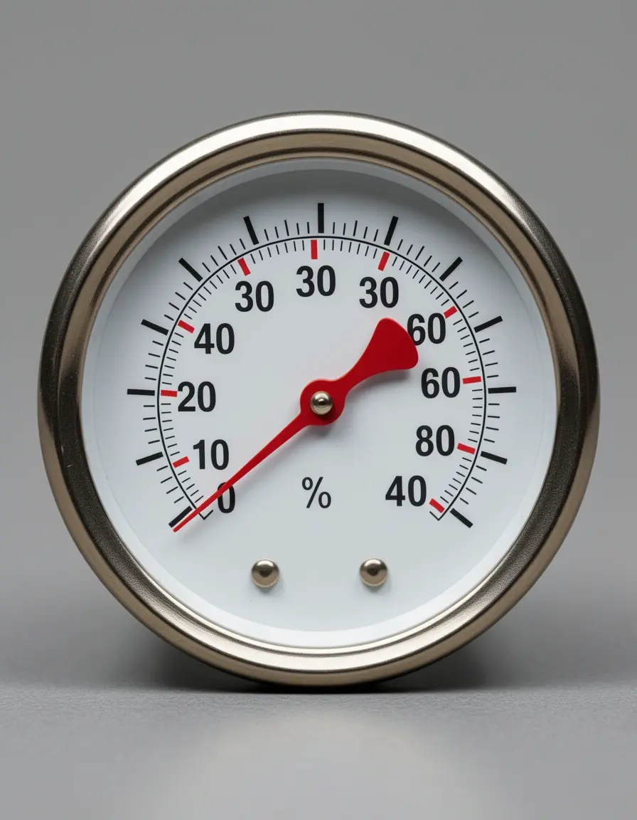 Kleines Ofenthermometer zur präzisen Temperaturkontrolle