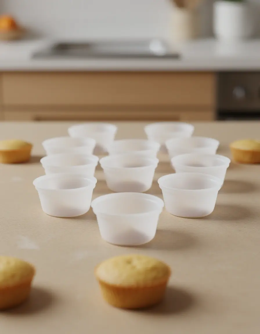 Wiederverwendbare Mini-Muffinformen aus Silikon