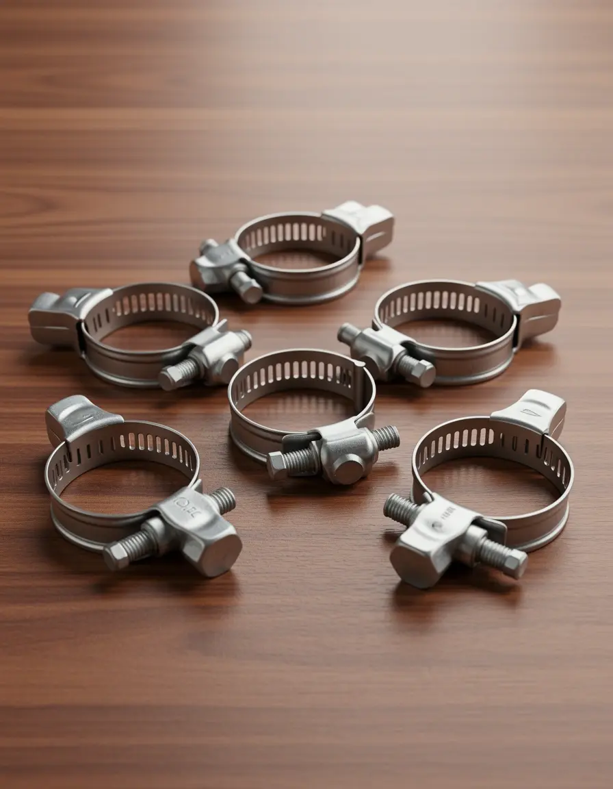Verstellbare Schlauchschellen Set