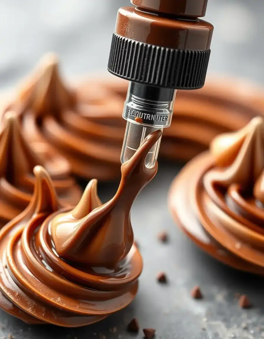 Aroma-Injektor für Nutella-Füllungen direkt im fertigen Kuchen