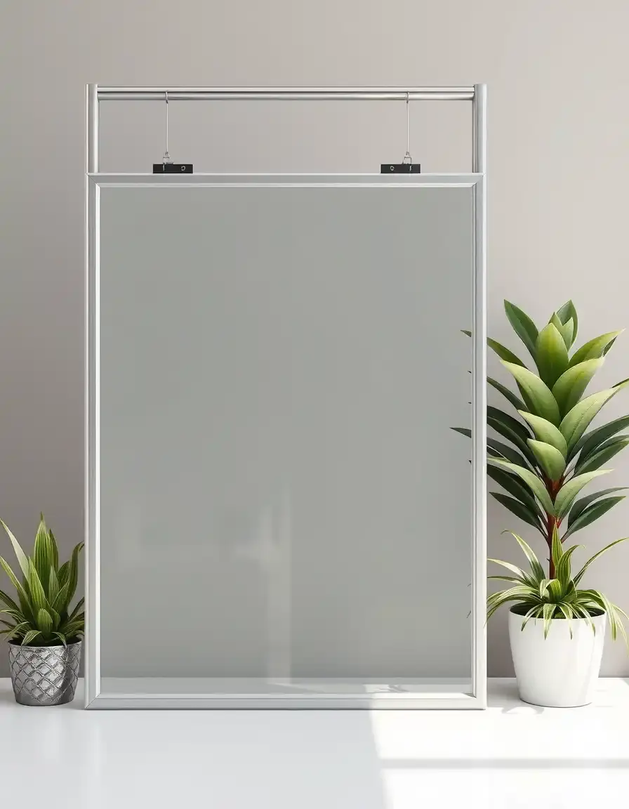 Poster Küche Clip Rahmen aus Aluminium für moderne Wandgestaltung