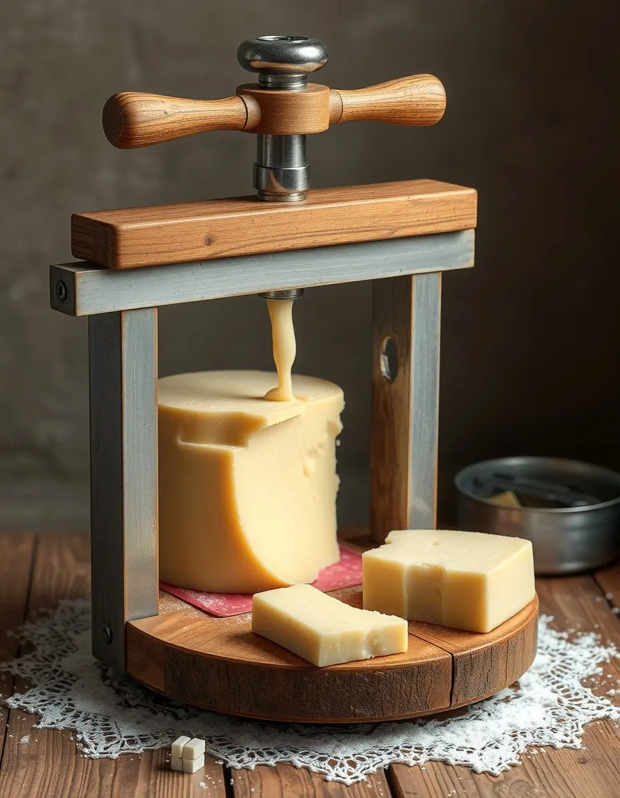 Quark Press Edelstahl für die Käseherstellung zu Hause
