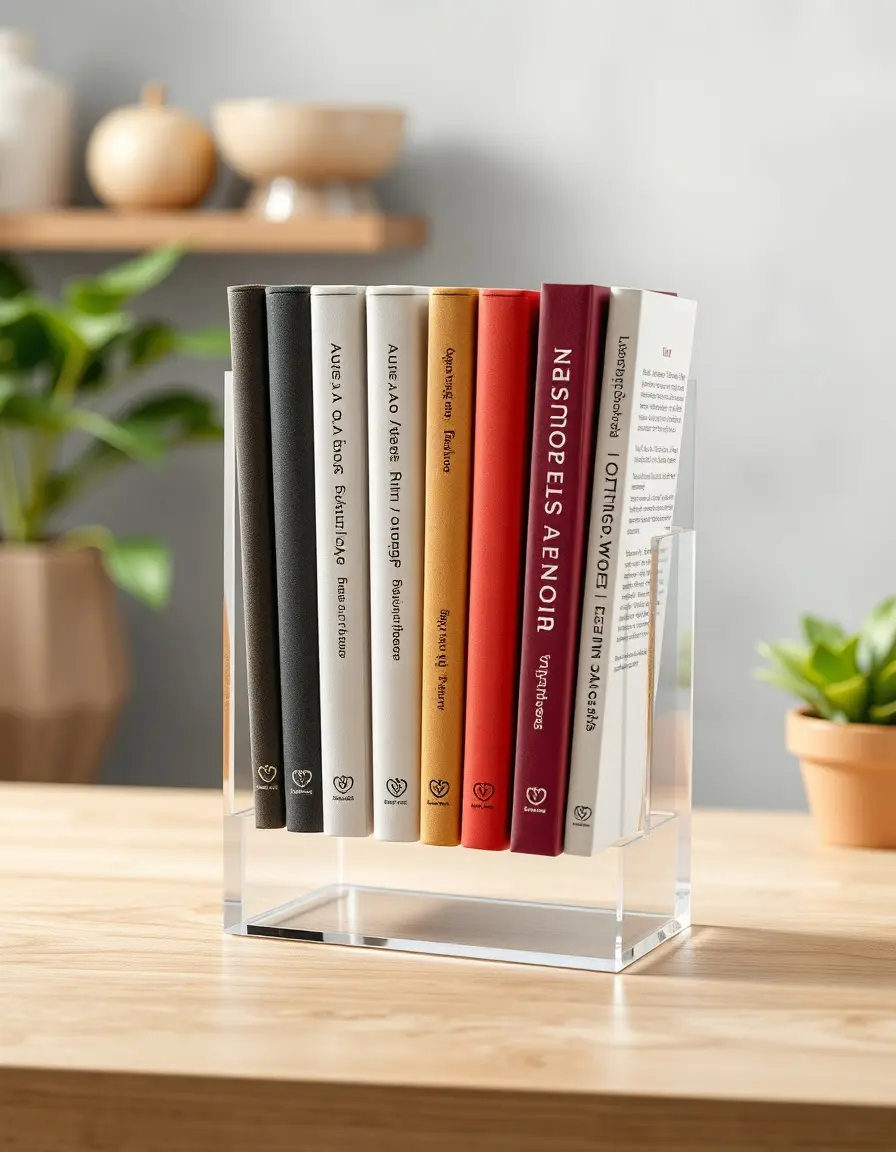 Acryl-Rezeptbuchständer für die Küche