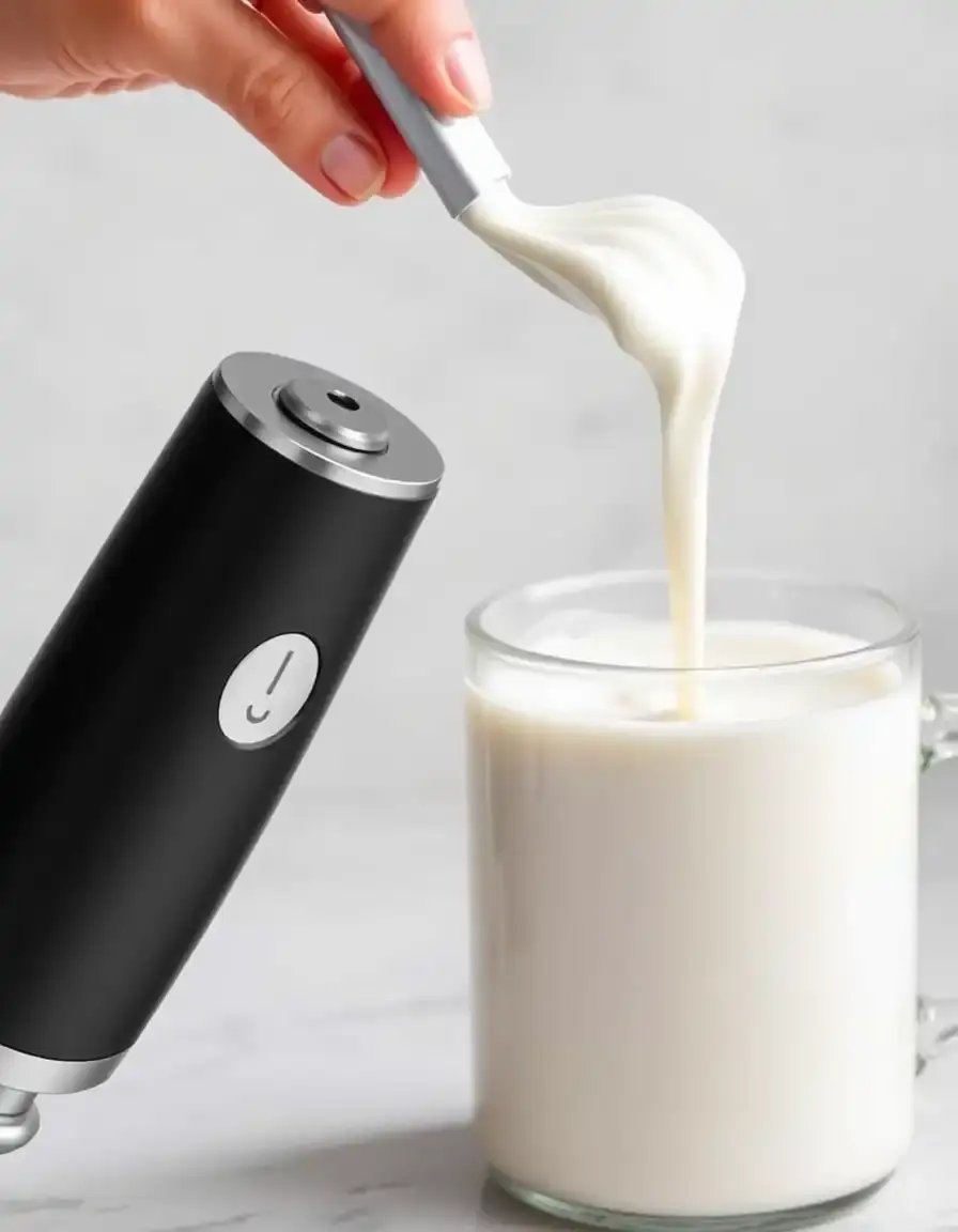 Hand-Milchaufschäumer für Pflanzenmilch Schaum