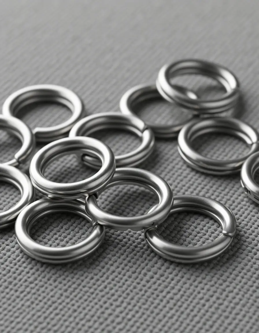 Metall-Clip-Ringe für einfaches Aufhängen von Vorhängen