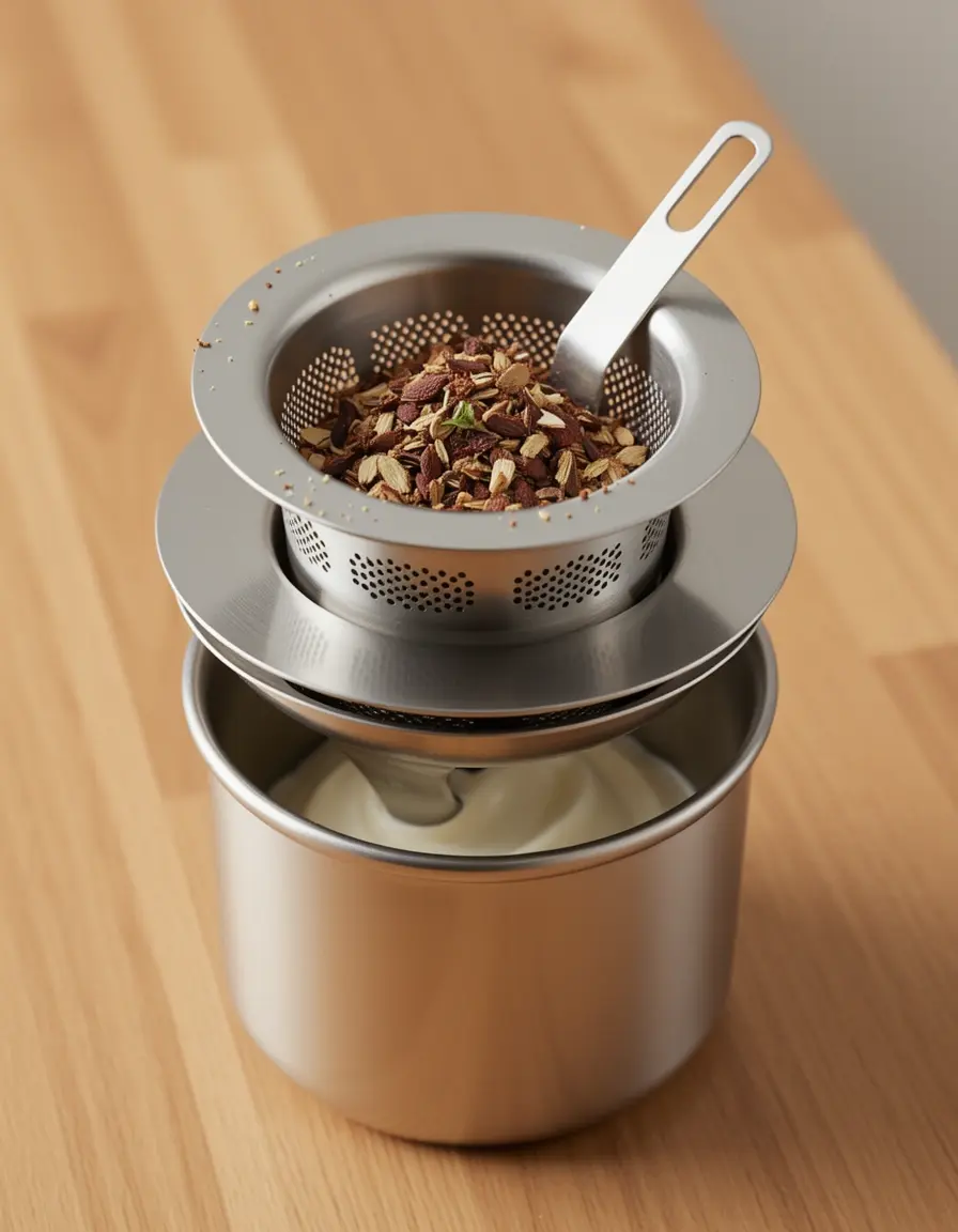 Aroma-Infuser zum Verfeinern von Cremes mit Vanille oder Zitrusnoten