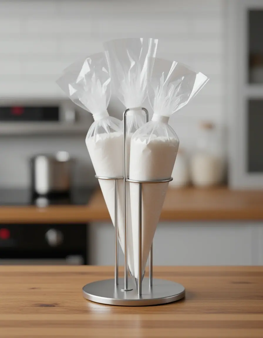 Ständer für Spritzbeutel zum einfachen Befüllen ohne Kleckern