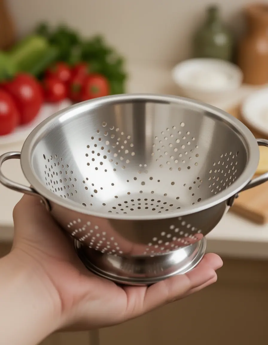 Handliches Mini-Sieb für kleine Mengen