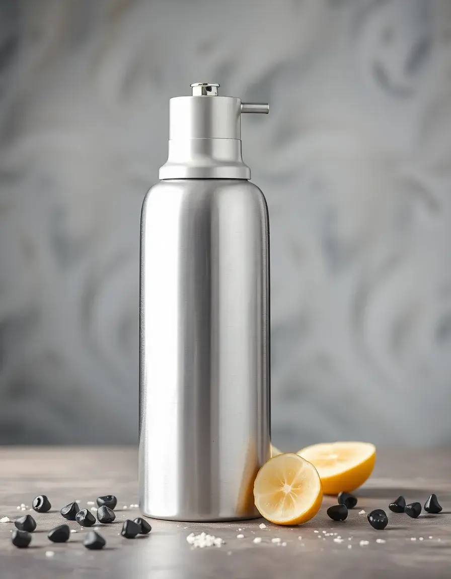 Aluminium Siphon Küche 500ml für Schlagsahne