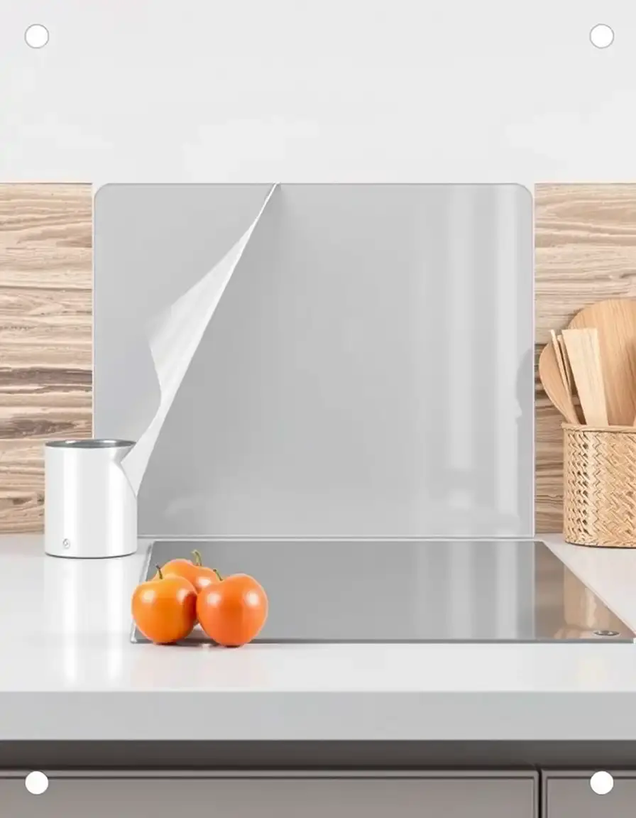 Selbstklebender Spritzschutz für Küchenrückwand