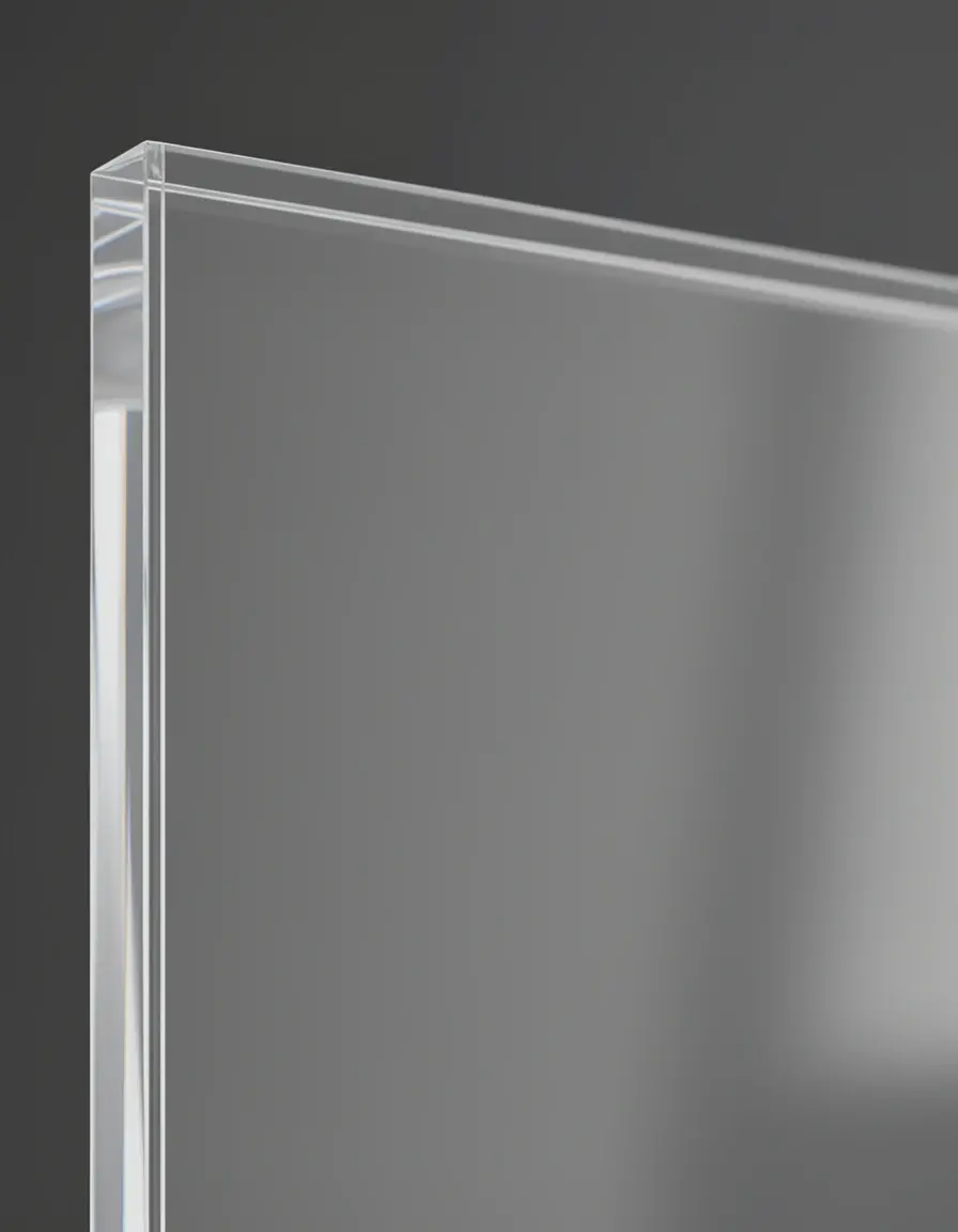 Durchsichtiges Acryl Spritzschutz Paneel