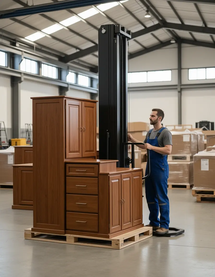 Manueller Hebelift für schwere Küchenschränke