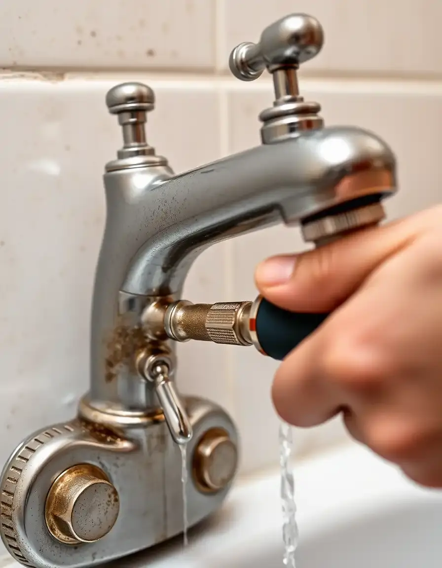 Spezialwerkzeug Faucet Puller für die Demontage von Küchenarmaturen