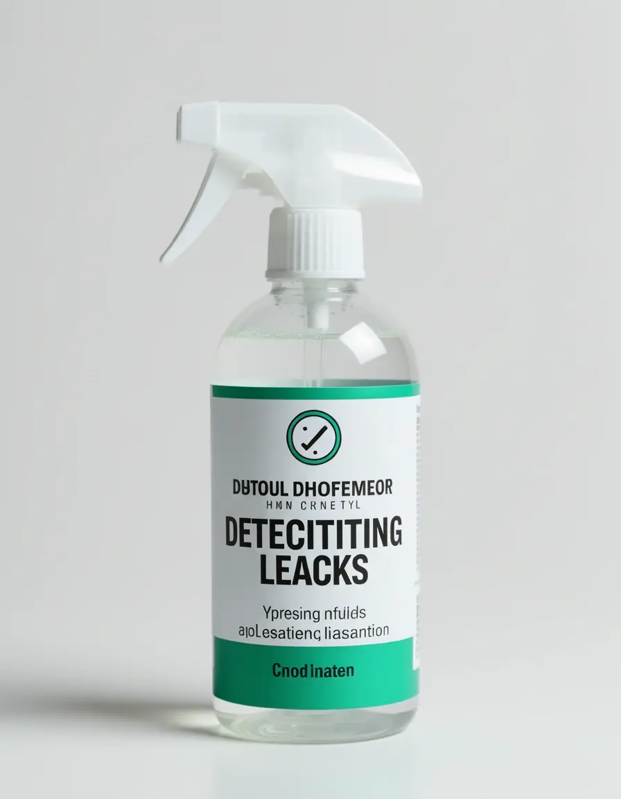 Lecksuchspray zur Überprüfung von Verbindungen