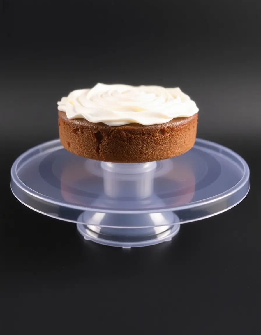 Torten-Drehplatte aus Kunststoff 30cm für Kuchen-Dekoration