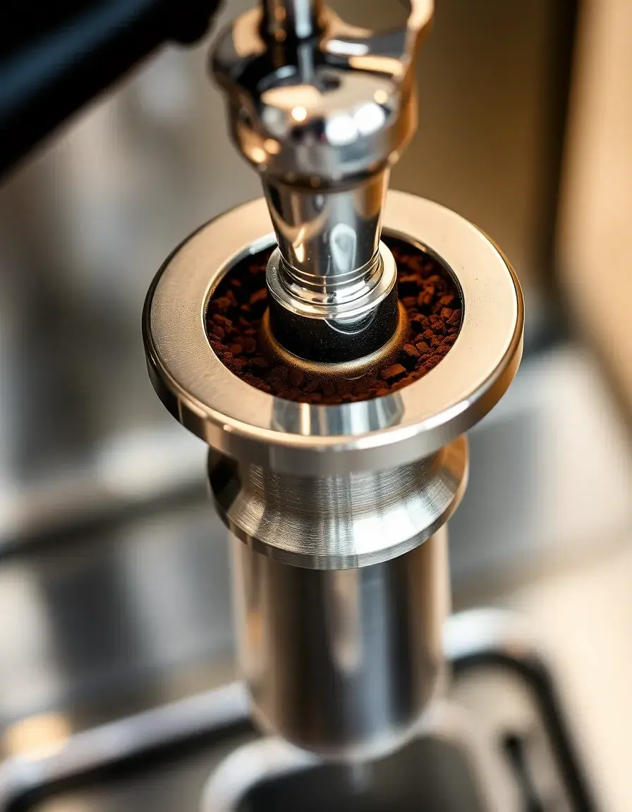 Präzisions-Espresso-Tamper aus Edelstahl für den perfekten Kaffeedruck