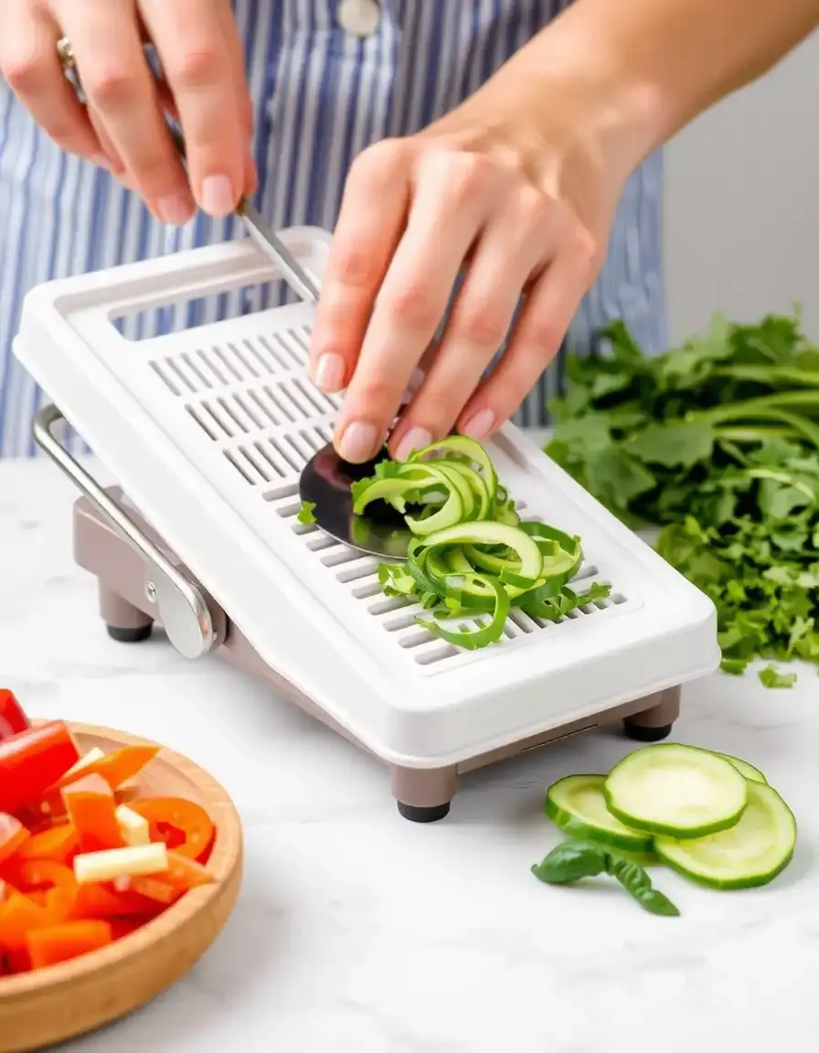 Einstellbarer Mandoline Slicer aus Edelstahl für die Küche