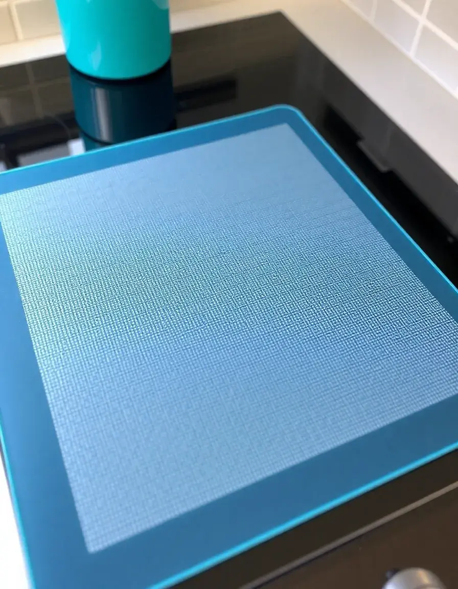 Schützende Silikonmatte für Induktionskochfelder in der modernen Küche