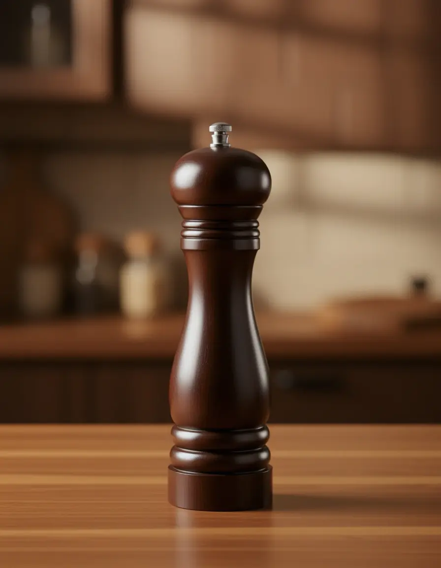 Elegante elektrische Pfeffermühle mit einstellbarem Mahlgrad