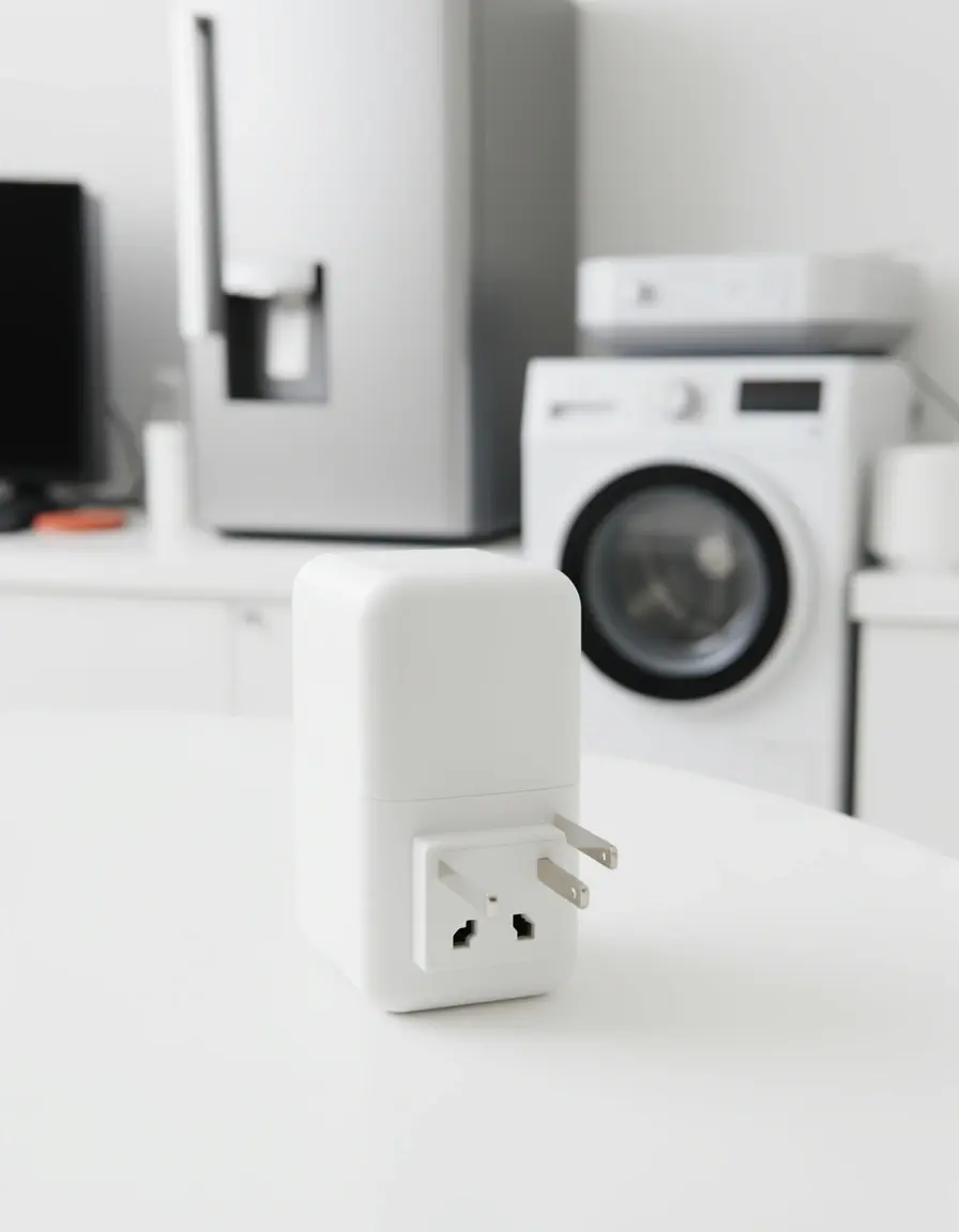Universeller Steckeradapter für den Anschluss internationaler Küchengeräte