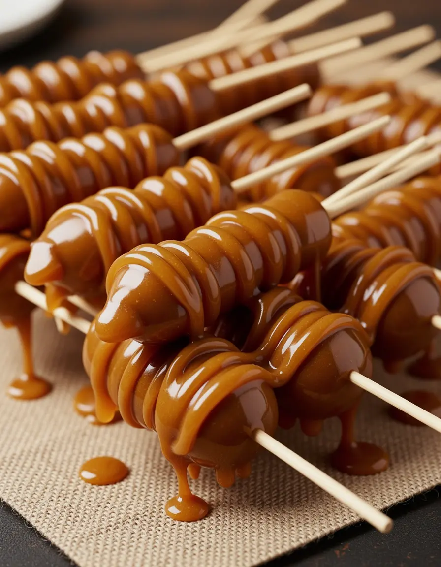 High-resolution image of apple dipper sticks, for caramel apples