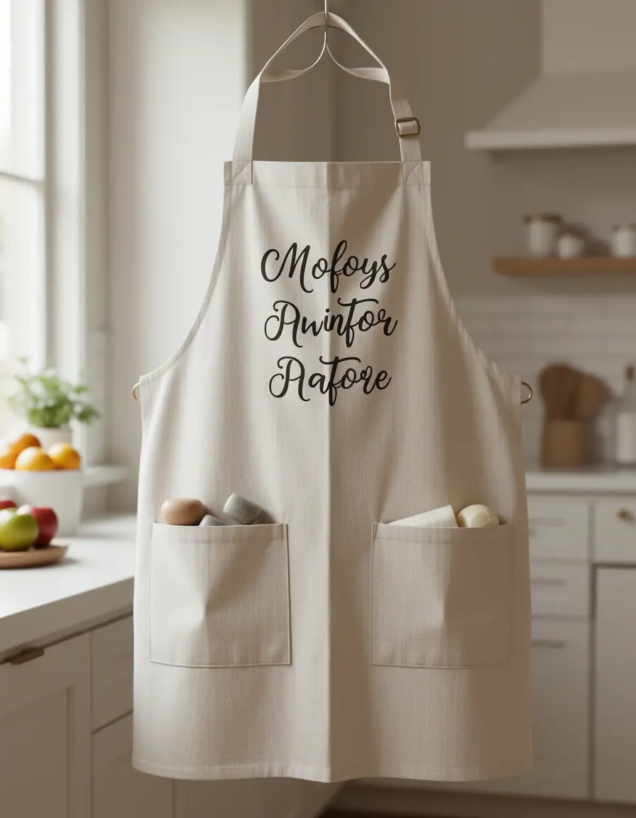Witzige Schürze mit Taschen für begeisterte Bäcker