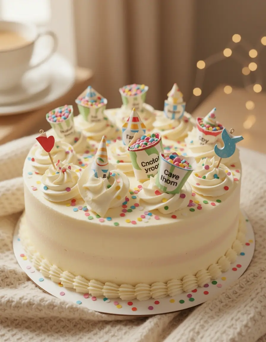 Mini-Konfetti-Kanonen für spektakuläre Kuchenpräsentationen