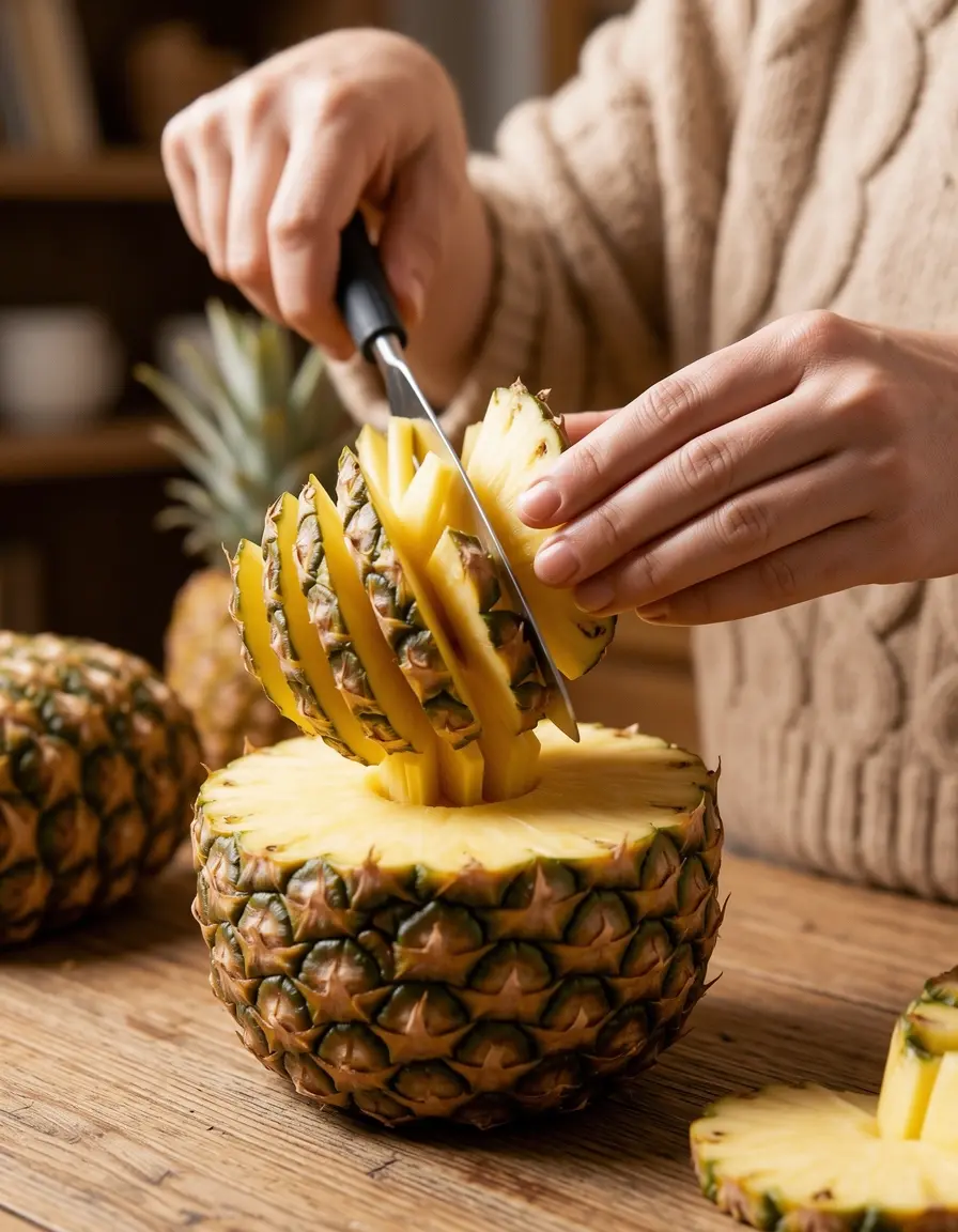 Ananas-Entkerner für perfekte Ringe