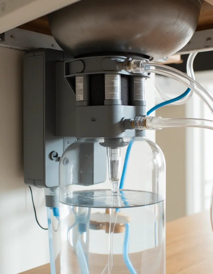 Wasserfilter für die Küche Untertisch-System mit Aktivkohlefilter