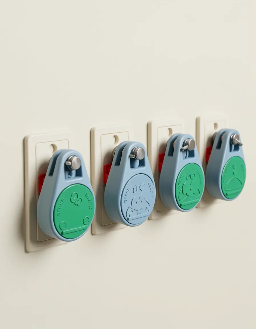 Steckersperre und Kindersicherung für Elektrogeräte in der Küche